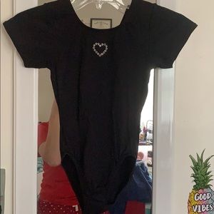 Kids black leotard